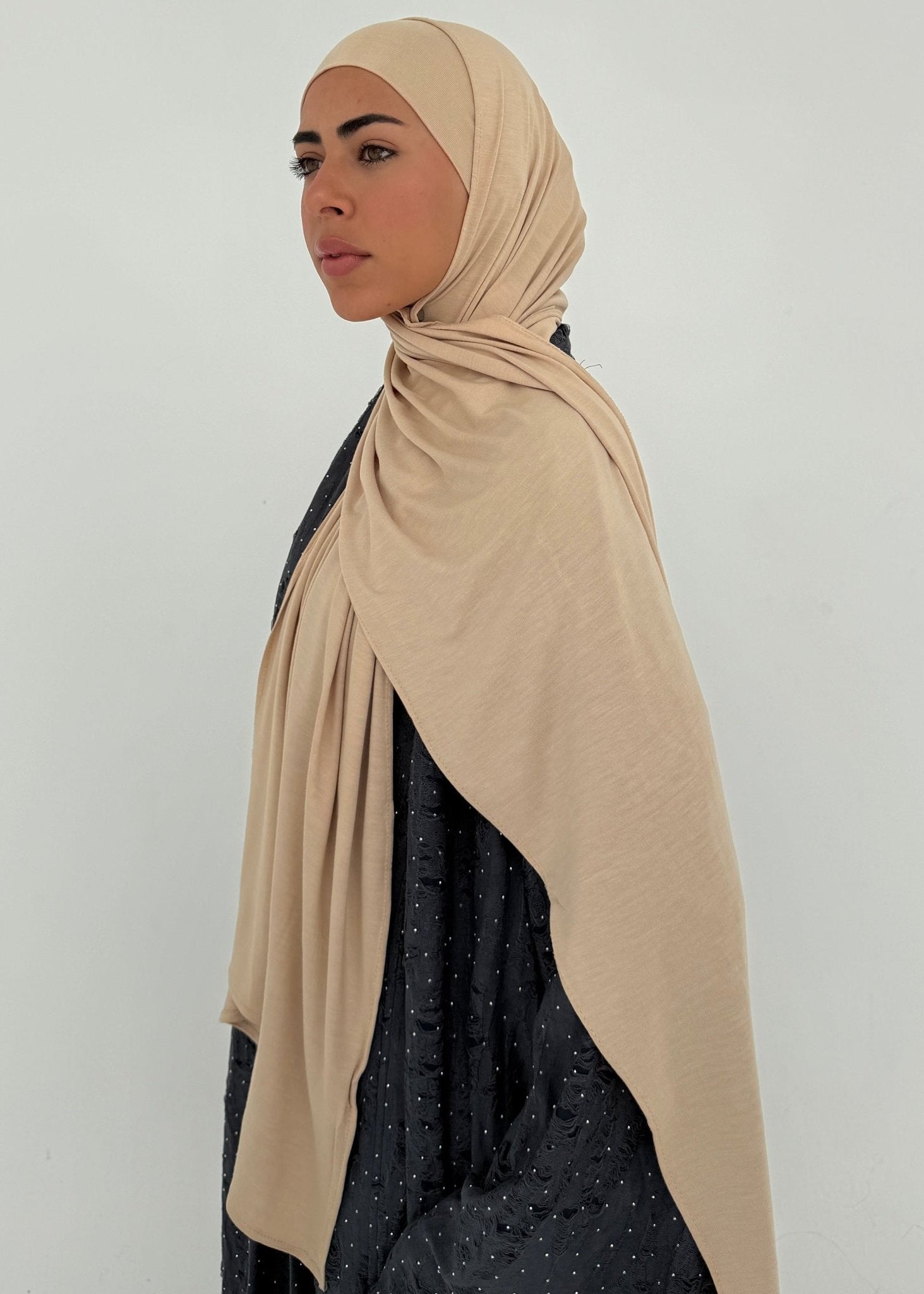 Beige jersey with bandana - Tuline