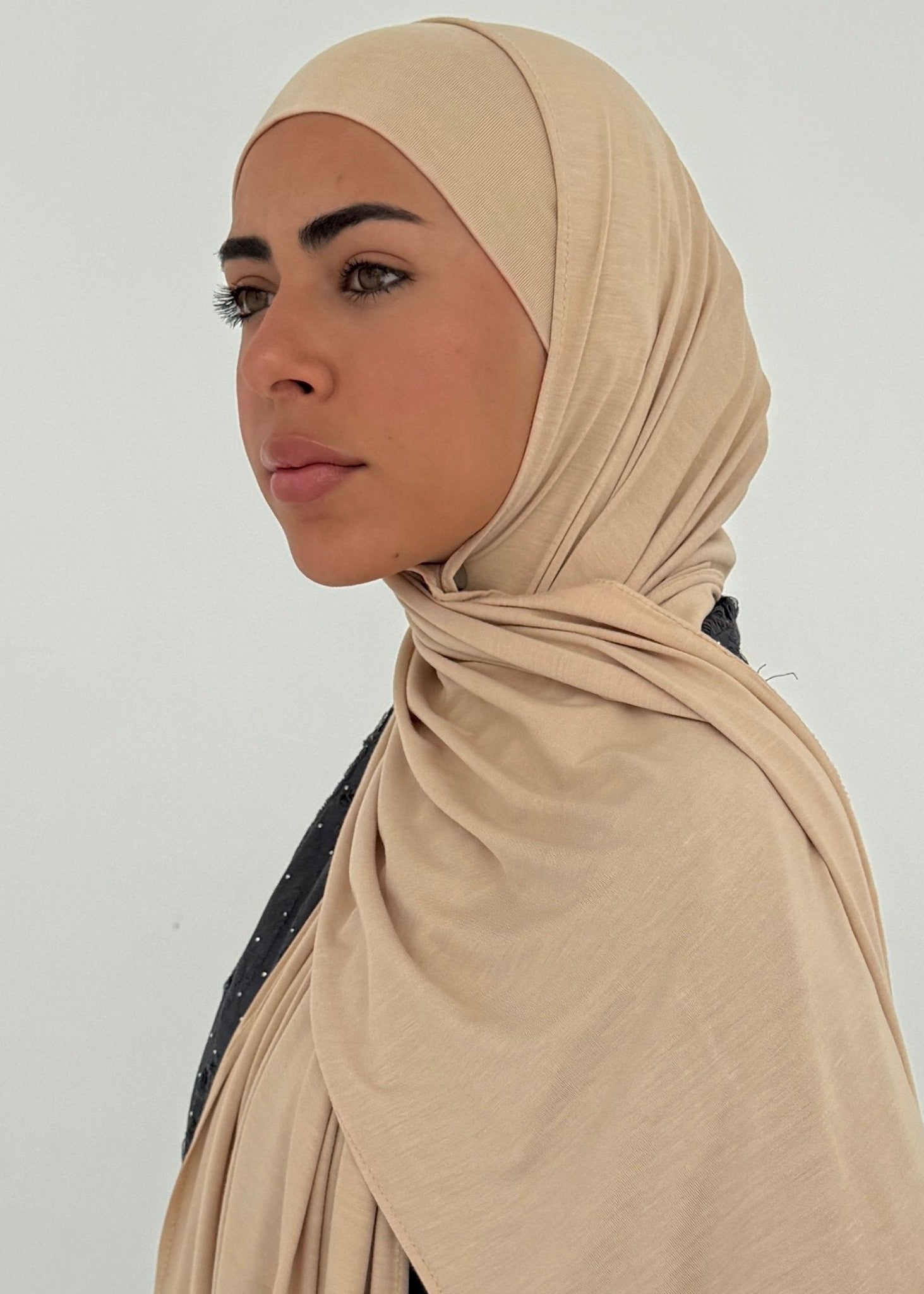 Beige jersey with bandana - Tuline