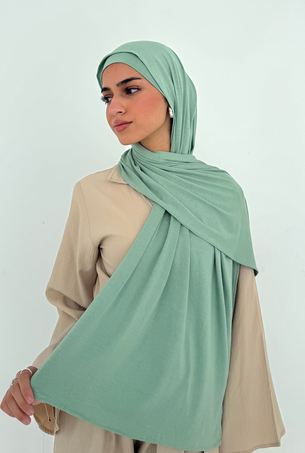 Matcha jersey with bandana