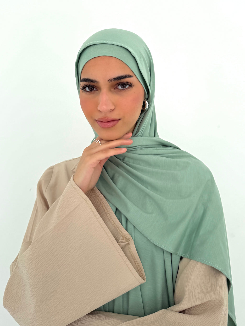 Matcha jersey with bandana