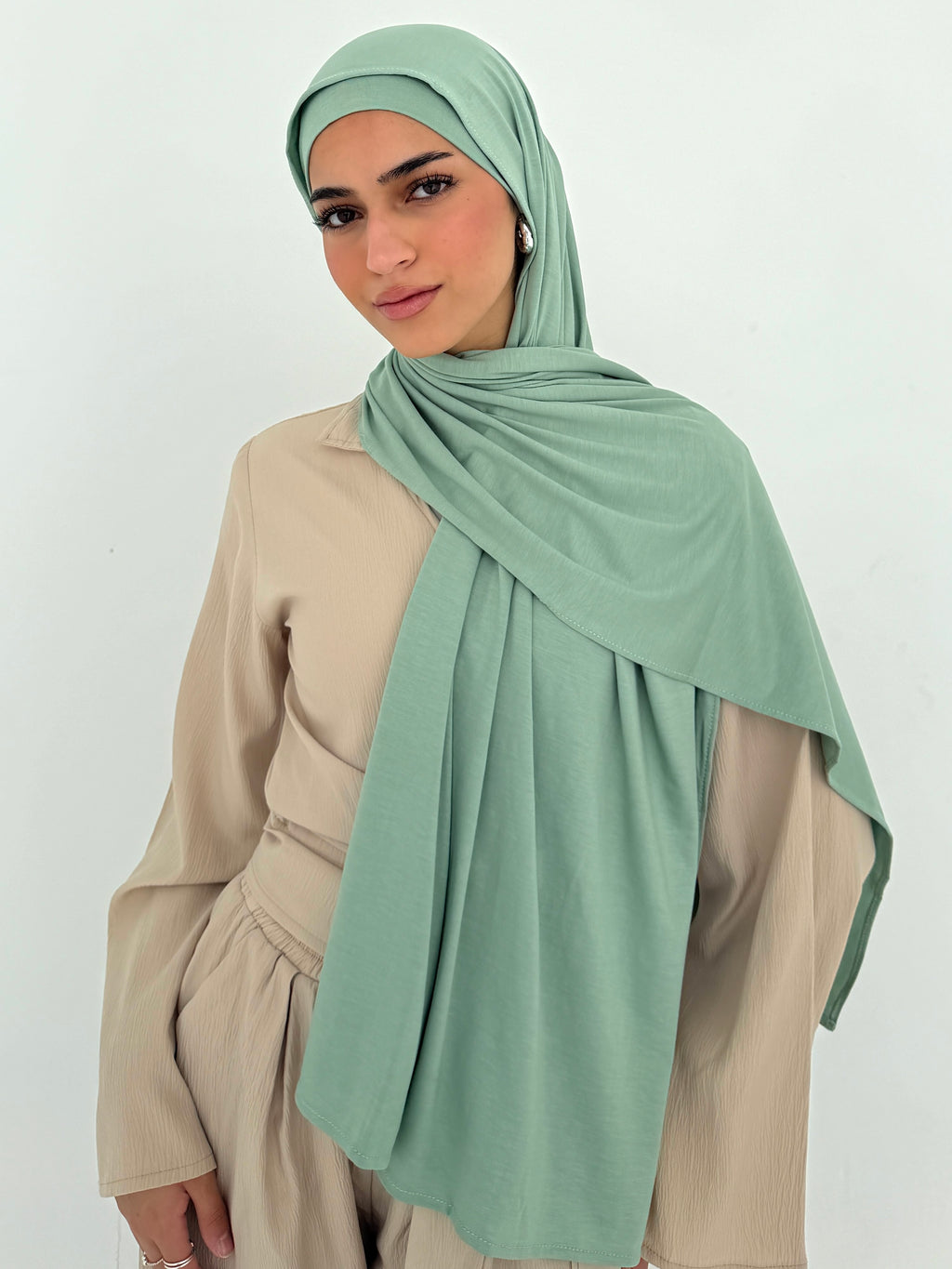 Matcha jersey with bandana