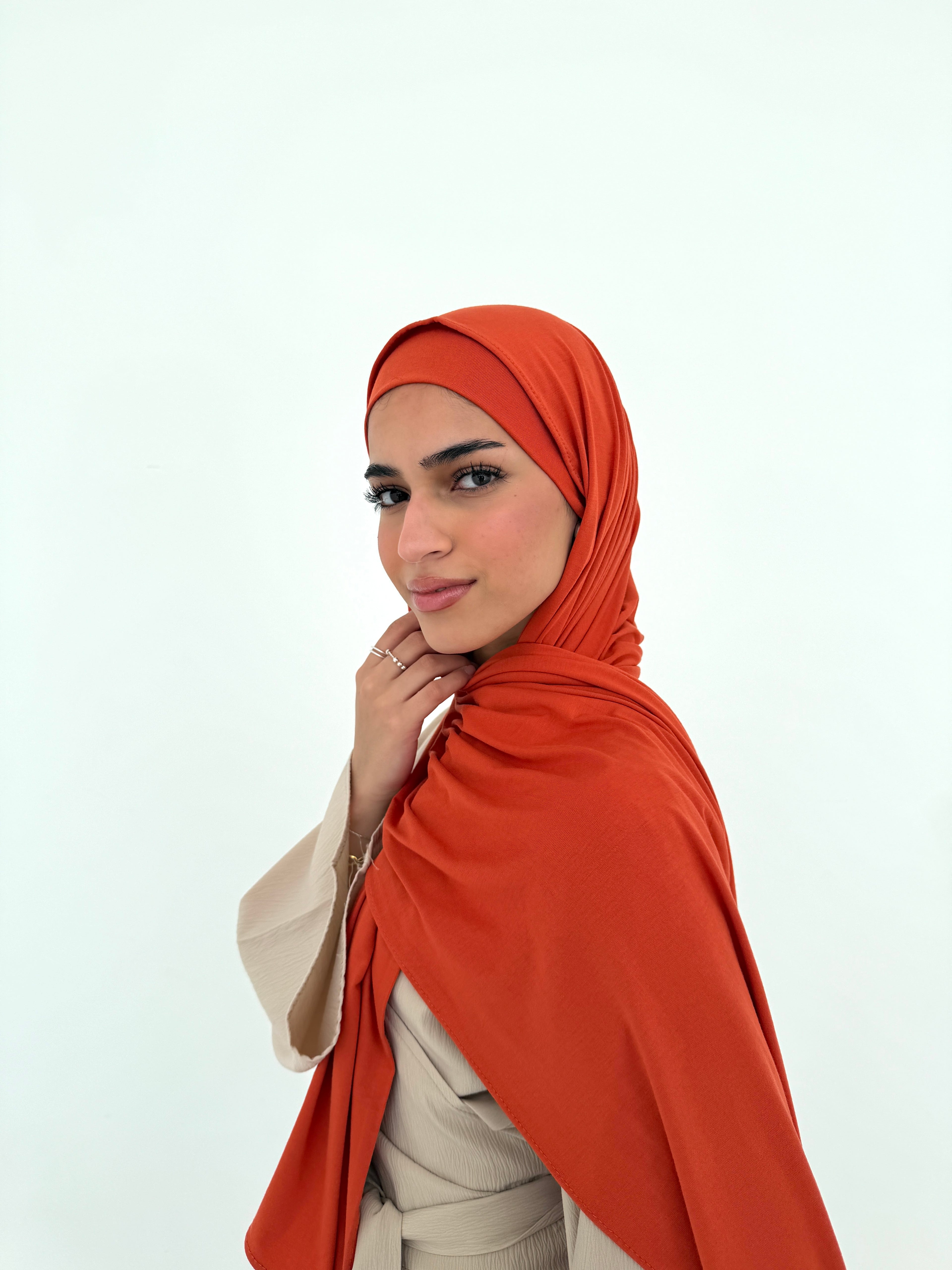 Orange jersey with bandana