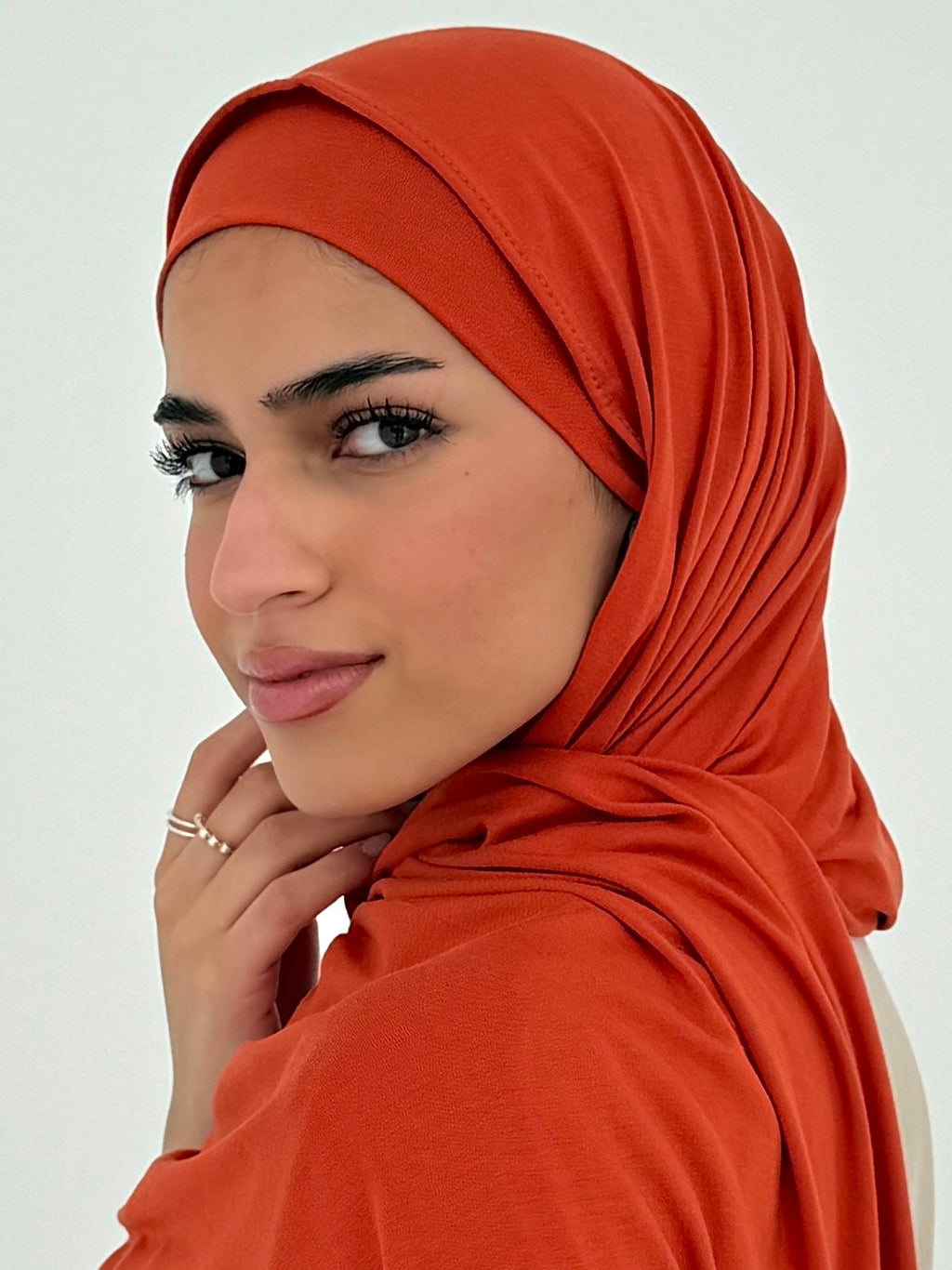 Orange jersey with bandana