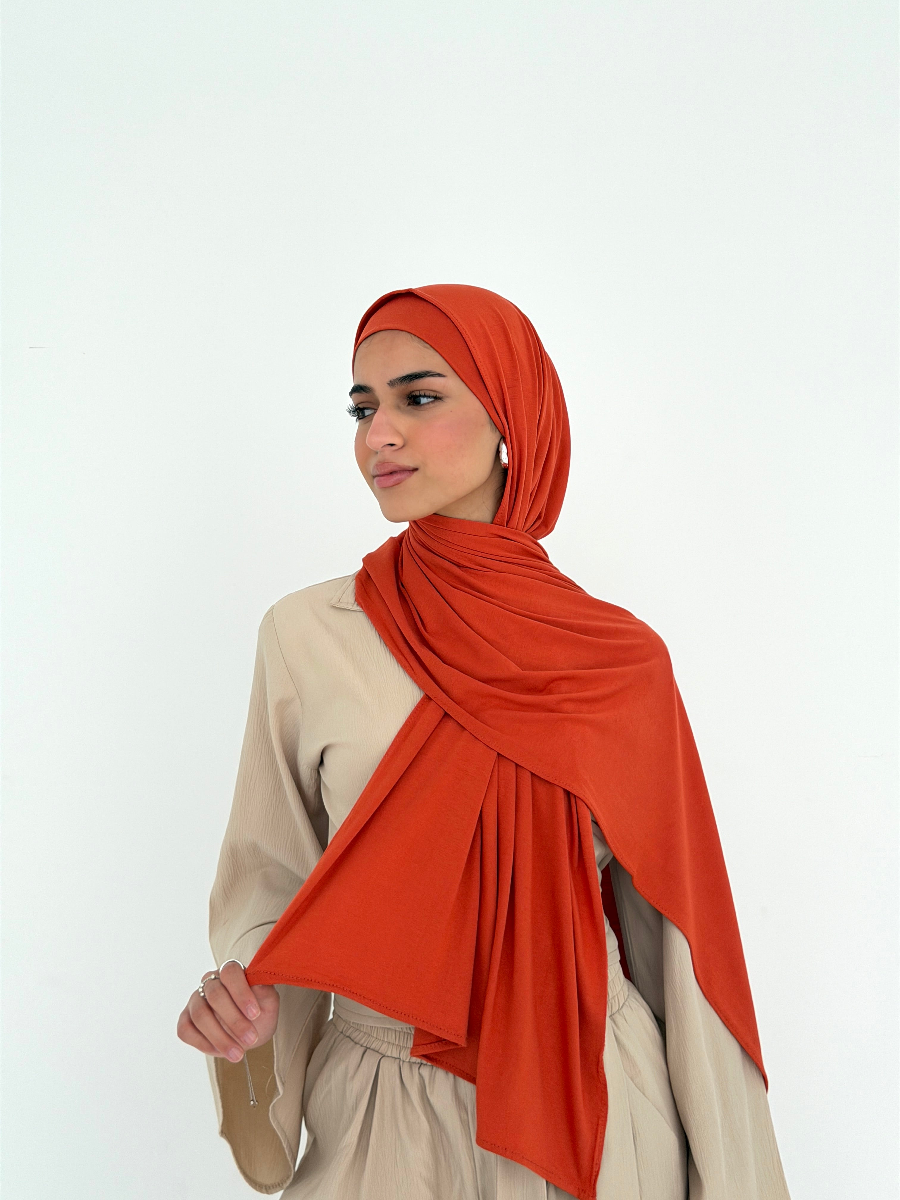 Orange jersey with bandana