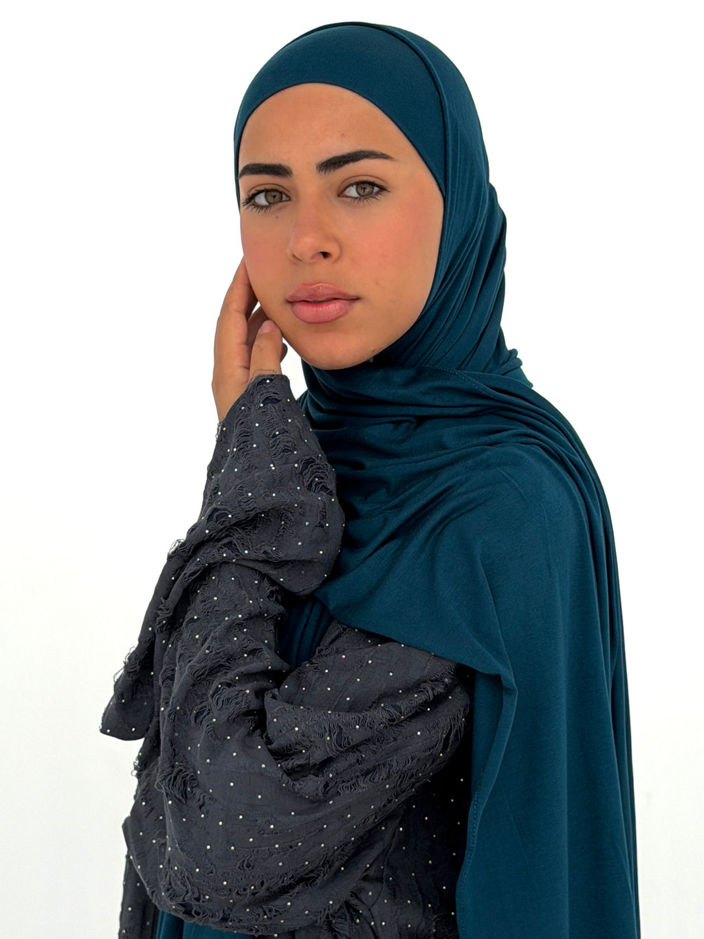 Petroleum jersey with bandana
