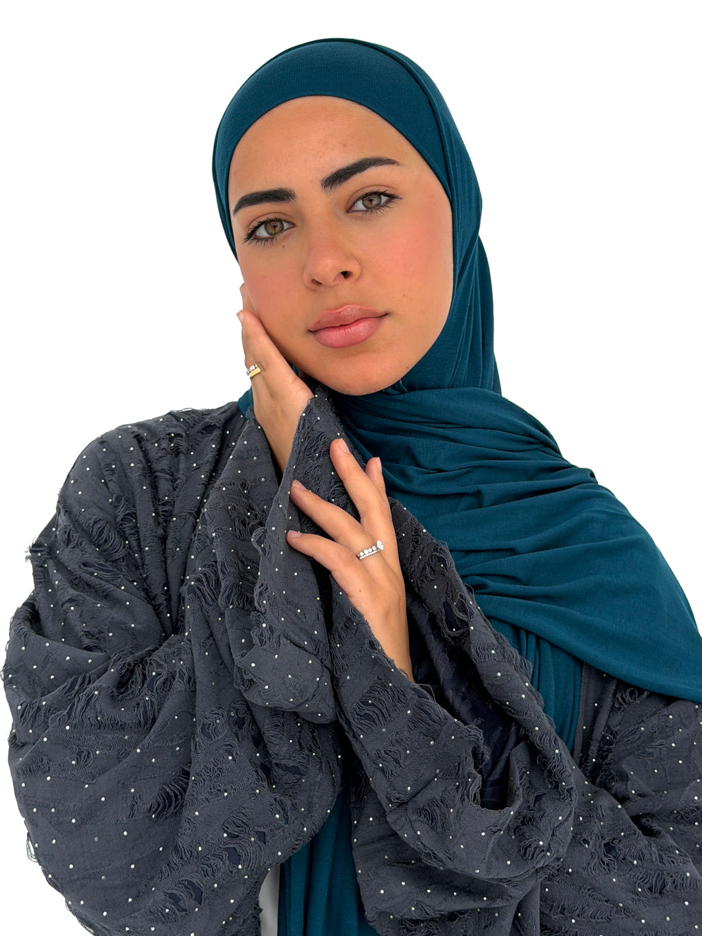 Petroleum jersey with bandana