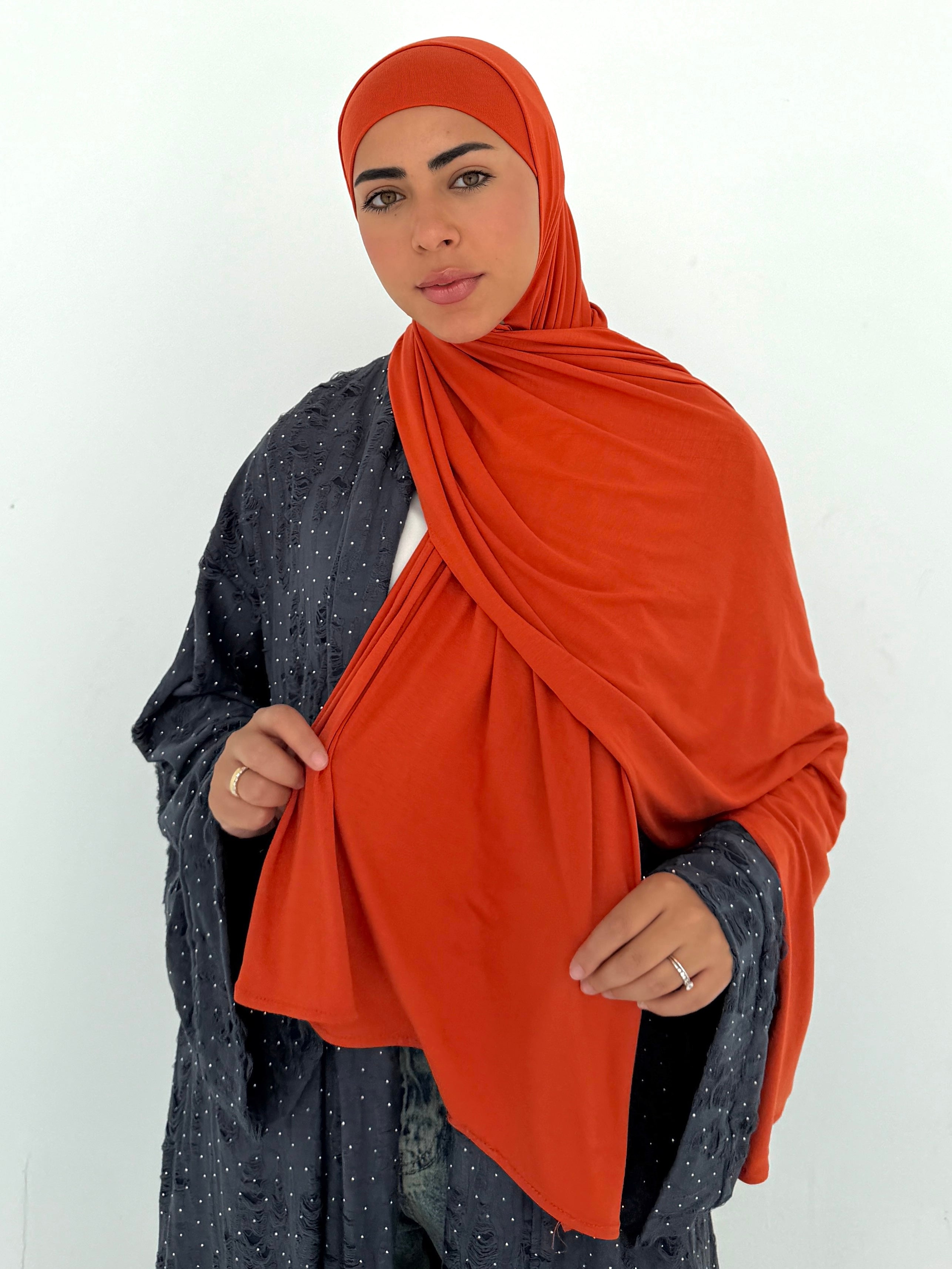 Orange jersey with bandana
