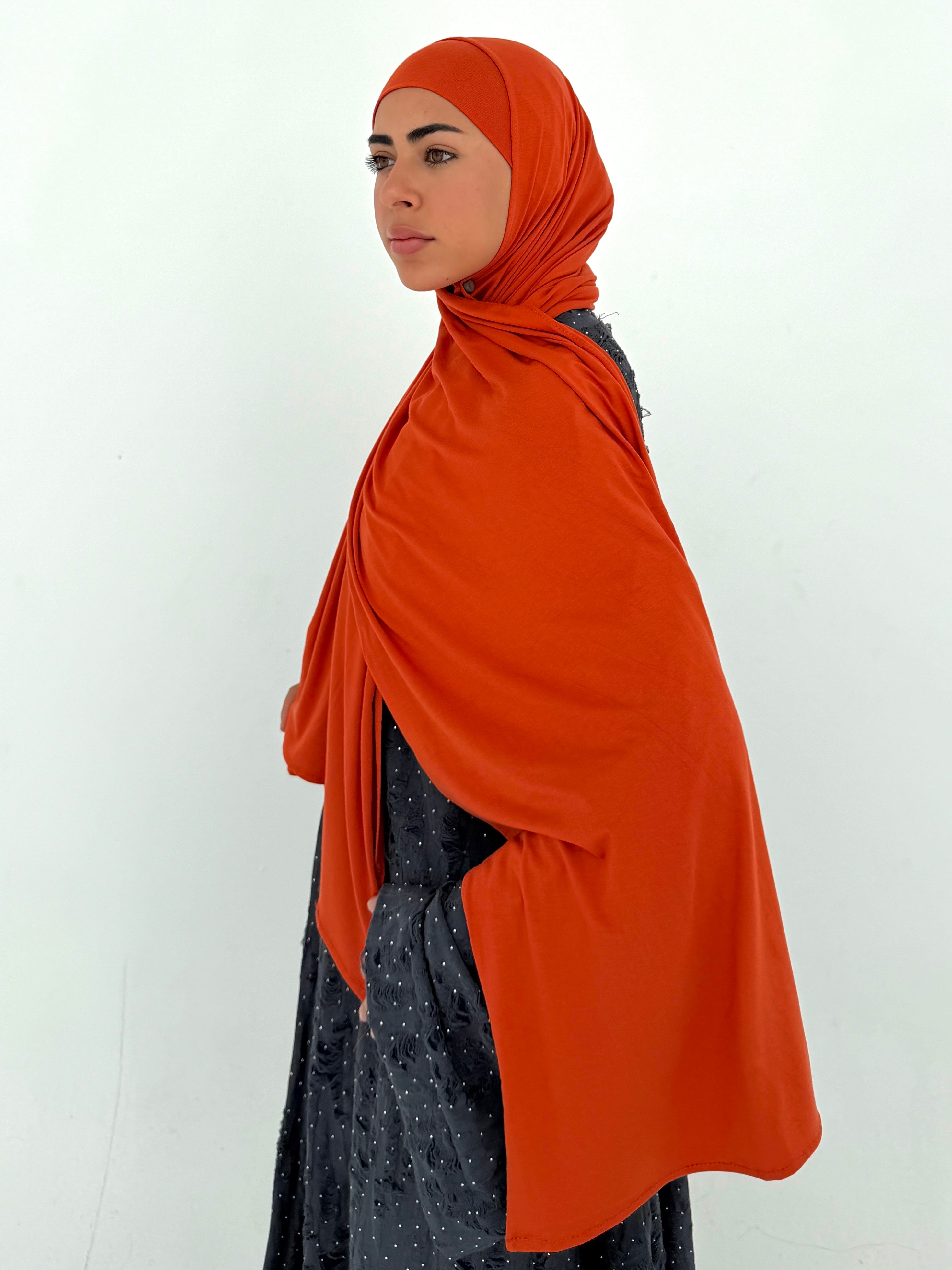 Orange jersey with bandana