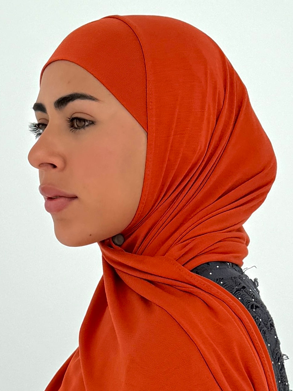 Orange jersey with bandana