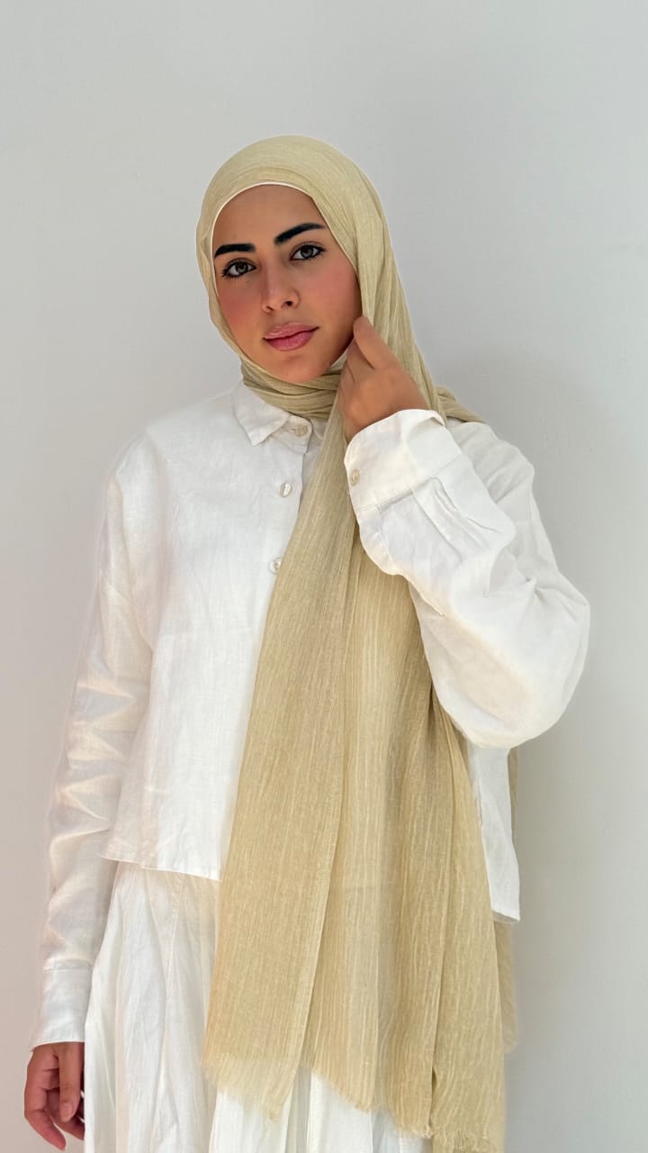 Batter yellow Ruffled Cotton