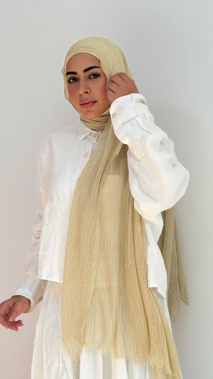 Batter yellow Ruffled Cotton