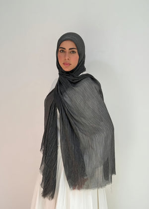 Black Ruffled Cotton - Tuline