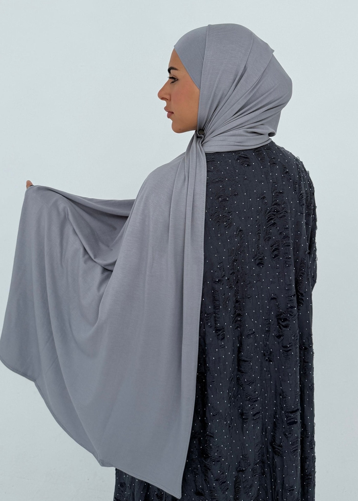 Grey jersey with bandana - Tuline